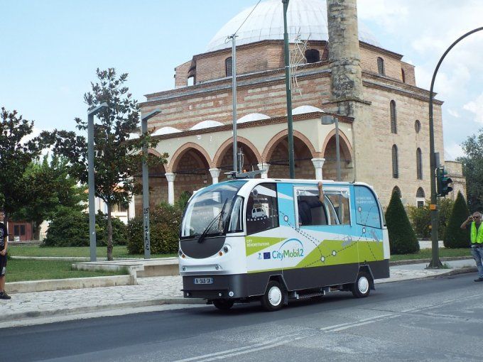 Arranca en San Sebastián uno de los primeros sistemas de autobuses autónomos en España