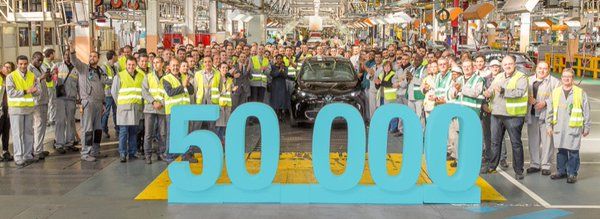 Renault entrega las llaves de la unidad 50.000 del ZOE