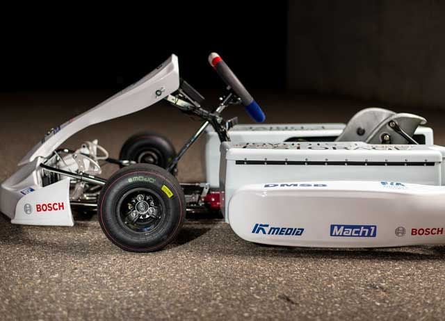 Bosch presenta su kart eléctrico. De 0 a 100 km/h en menos de 5 segundos, y hasta 130 km/h de velocidad