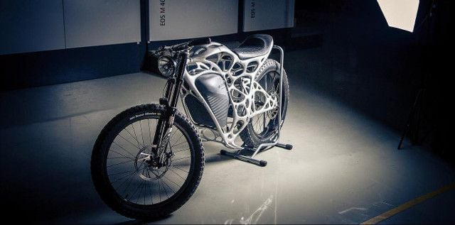 Airbus presenta la primera moto eléctrica fabricada con una impresora 3D