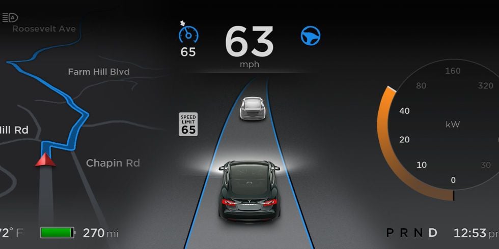 Un vídeo para defender el sistema autopilot de Tesla