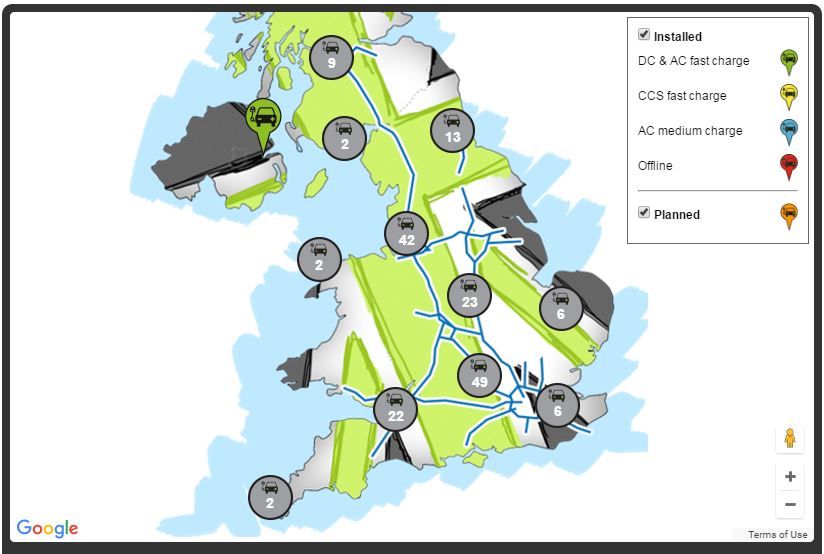 Ecotricity rectifica sin éxito el sistema de facturación de su Autopista Eléctrica