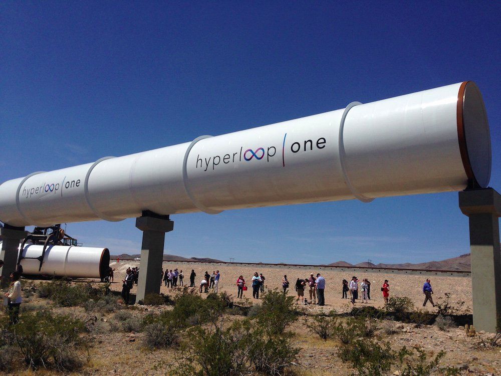 El prototipo de Hyperloop comienza a tomar forma en Las Vegas