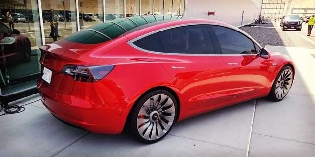 tesla-model-3-red-back