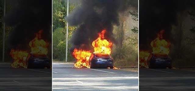 Según Tesla, el fuego en un Model S el pasado mes ha sido provocado por un fallo humano durante el montaje del coche