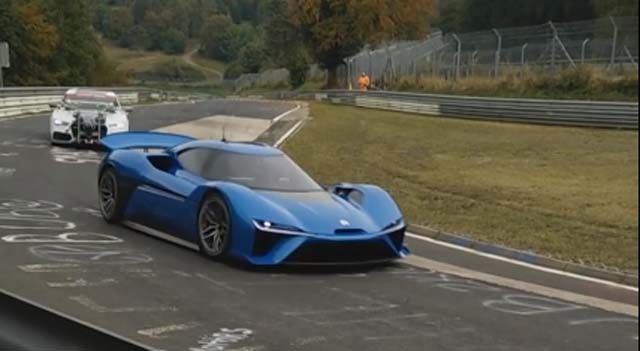 Avistado en Nürburgring el superdeportivo eléctrico de NextEV