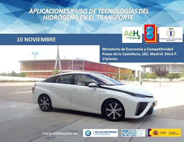 Jornada sobre Aplicaciones y uso de tecnologías del hidrógeno en el transporte