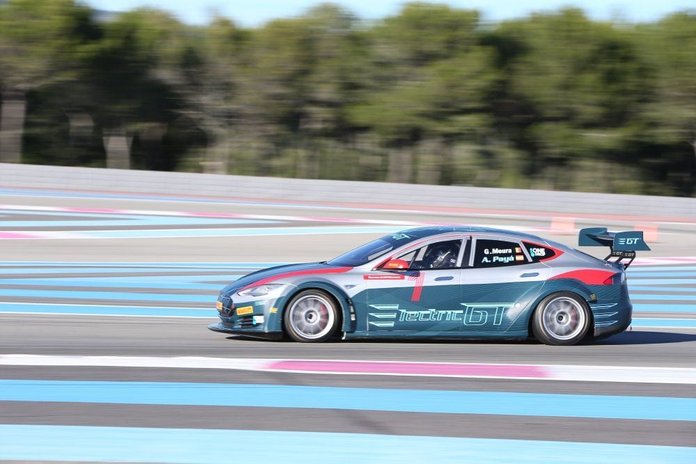 Así suena el Tesla Model S P100D Electric GT en circuito