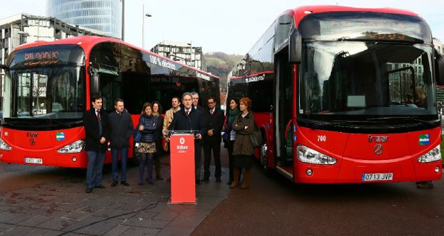 Bilbao incorpora dos autobuses eléctricos de Irizar a su servicio de transporte municipal