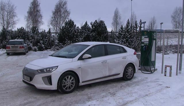 Prueba de autonomía en invierno del Hyundai IONIQ eléctrico