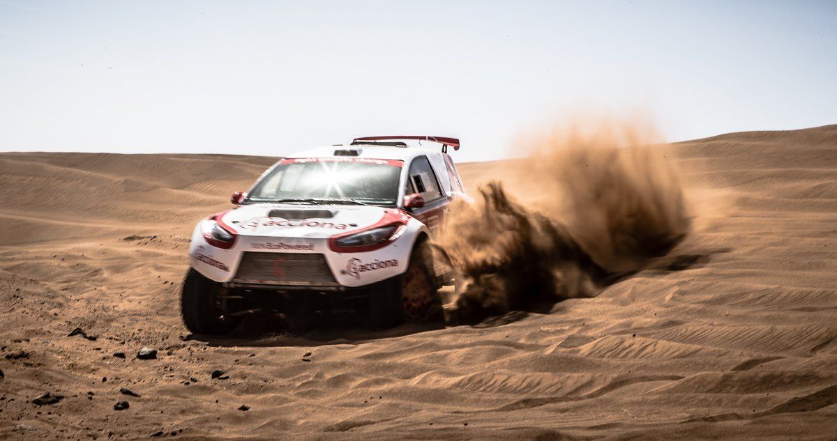 El Acciona 100% EcoPowered vuelve al Dakar como el único coche eléctrico y cero emisiones