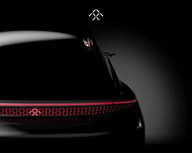 Faraday Future publica un nuevo adelanto de su primer coche. Un prototipo sin espejos retrovisores