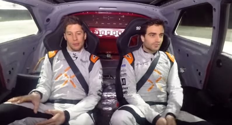 Los pilotos de la Fórmula E Loic Duval y Jerome D’Ambrosio prueban el Faraday Future FF91 (Vídeo)