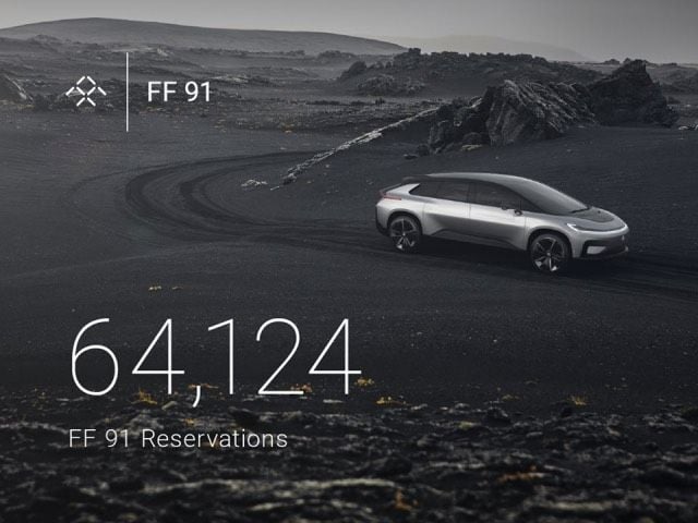 El Faraday Future FF91 ya tiene más de 64.000 reservas en apenas 36 horas