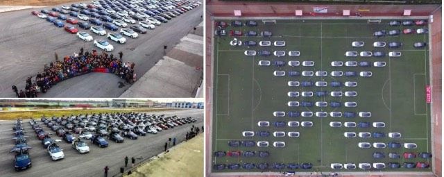 Record Guinness de una reunión de usuarios del Tesla Model S y X en China