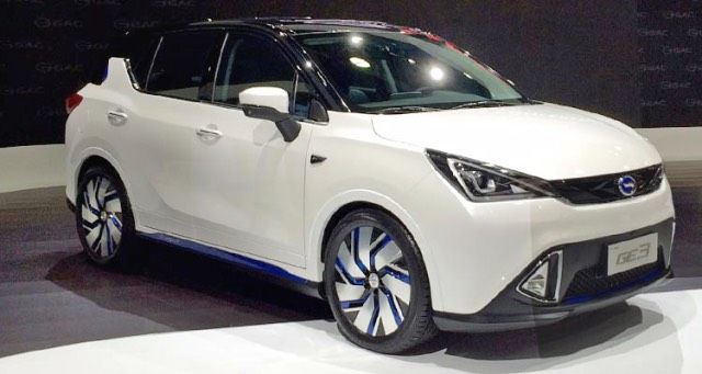 GAC GE3. Un crossover chino con batería de 47 kWh que se presentará en Nueva York