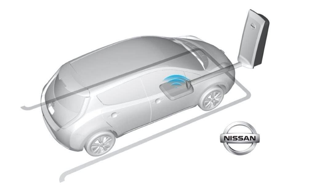 Nissan patenta un nuevo punto de carga inalámbrico