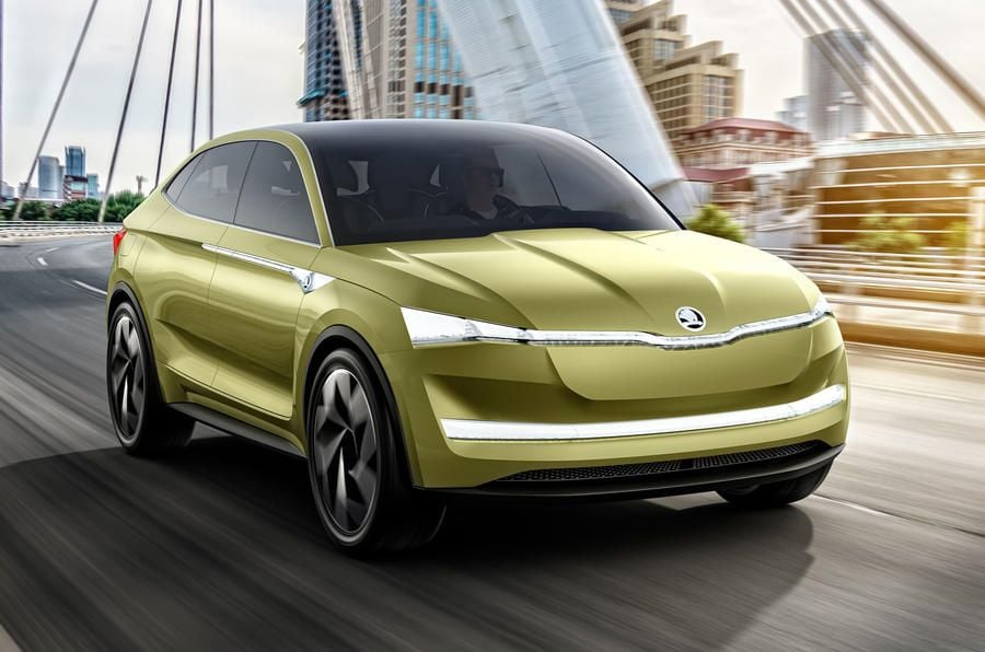 Filtradas las características y el diseño del Skoda Vision E. Motor de 225 kW y baterías de 50 y 80 kWh