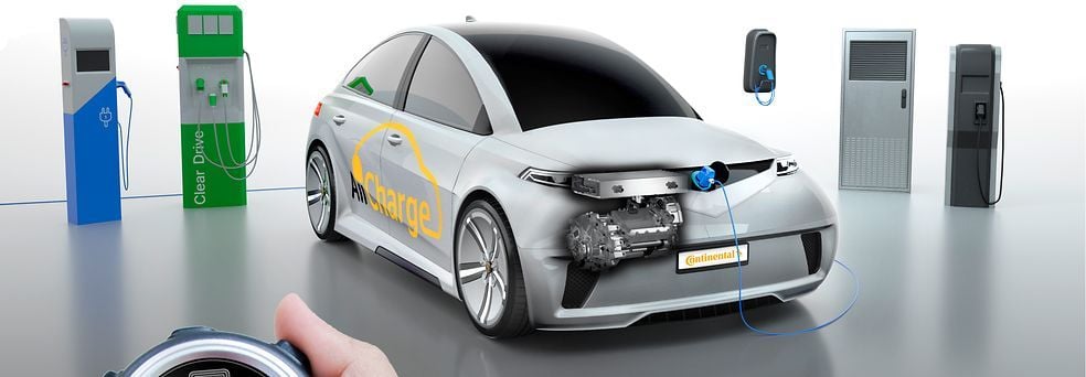 Continental AllCharge. Carga en cualquier punto de recarga, hasta 350 kW y además con capacidad bi-direccional