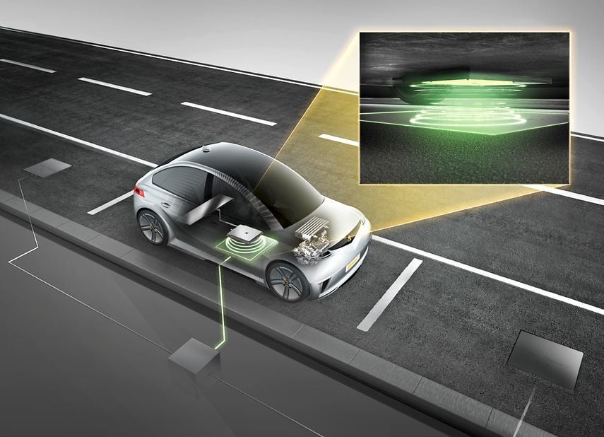 Continental muestra un sistema de recarga inalámbrica de hasta 11 kW