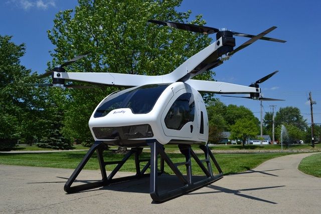 WorkHorse reinventa el helicóptero con su Quadcopter biplaza SureFly