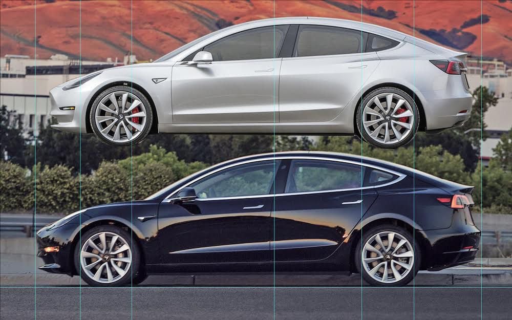 Tesla Model 3: versión de producción vs prototipo pre-alfa