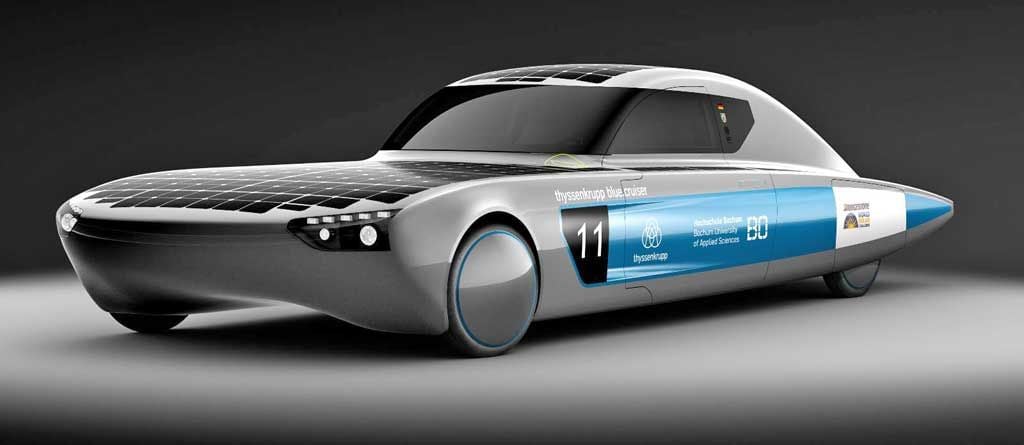 Blue Cruiser. El primer coche eléctrico y solar, que realmente puede llamarse coche