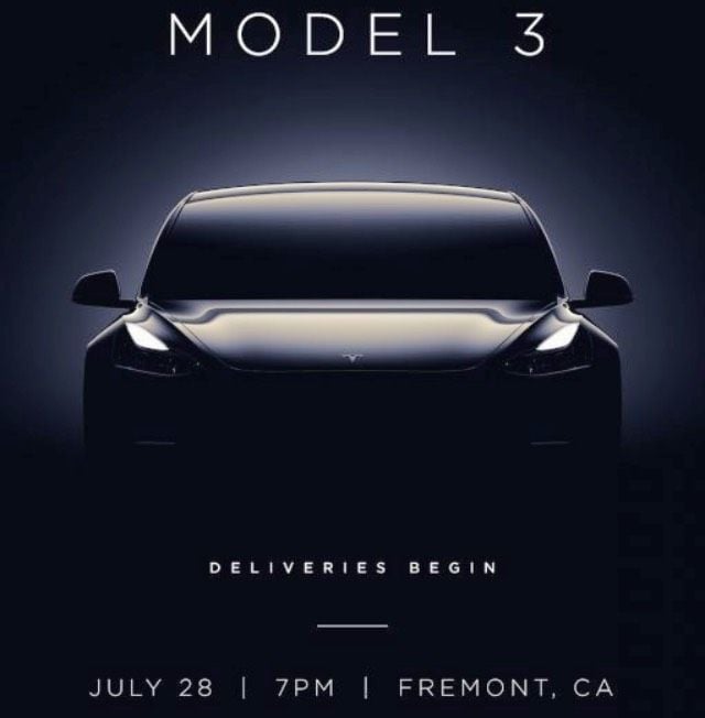 Tesla envía las primeras invitaciones para la presentación del Model 3