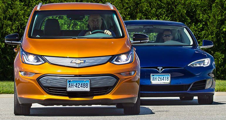 Consumer Reports lleva al Chevrolet Bolt hasta los 402 kilómetros de autonomía real. 24 kms más que el Tesla Model S 75D