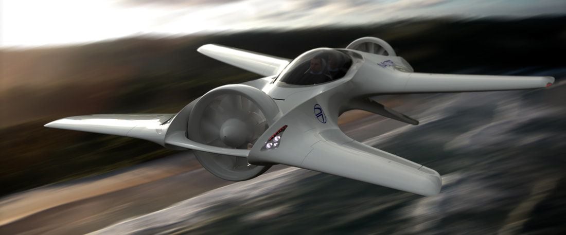 Delorean DR7, un nuevo prototipo de aeronave V-TOL eléctrica para uso privado