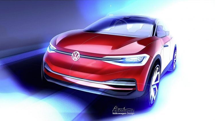 Nuevo render del Volkswagen ID Crozz. Pistas de como será el diseño final del todocamino eléctrico