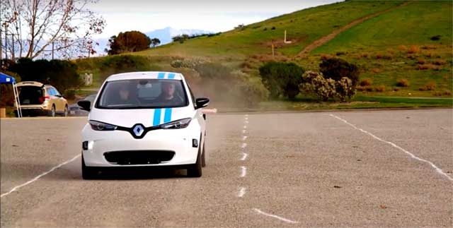 Renault nos muestra un ZOE autónomo capaz de esquivar obstáculos