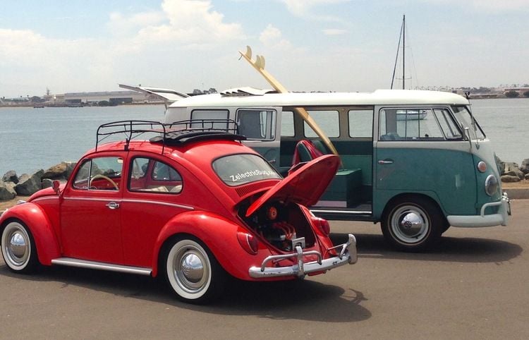 Algunos coches clásicos reconvertidos a eléctricos