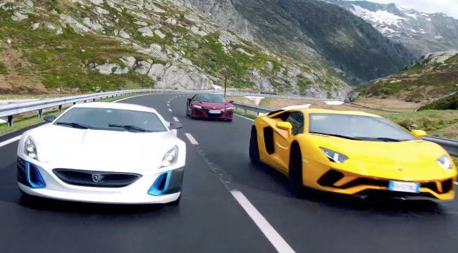 El Rimac Concept One. El primer eléctrico protagonista del arranque de la segunda temporada de The Grand Tour