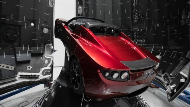 Primeras imágenes del Tesla Roadster que Elon Musk va a lanzar al espacio