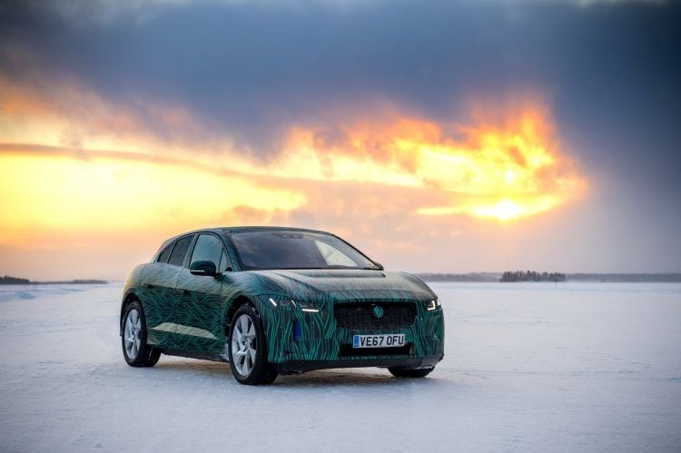 El Jaguar I-Pace de pruebas en la nieve. Presentación el 1 de marzo, se confirma la carga a 100 kW (Vídeo)