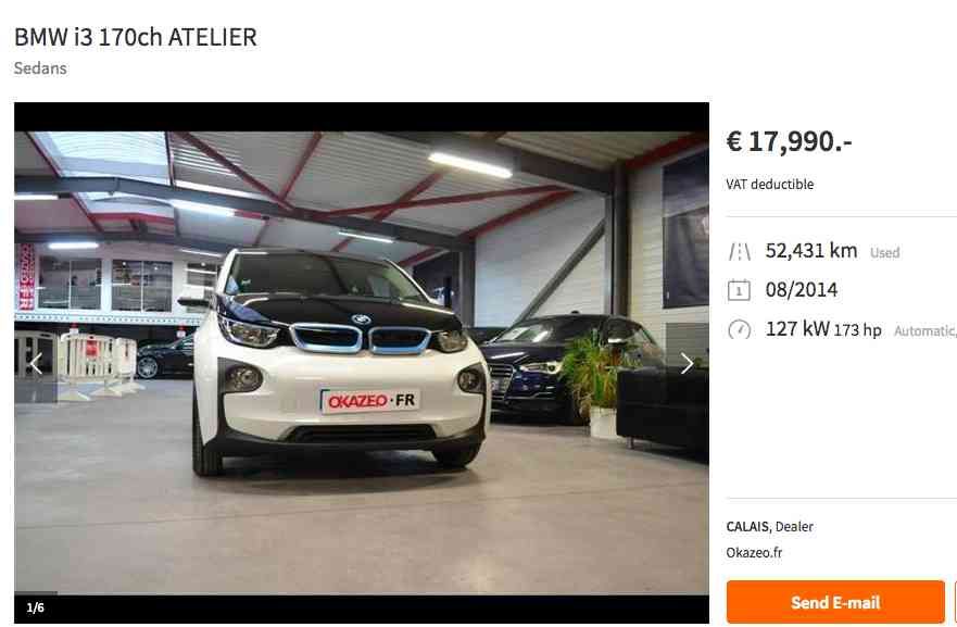 La fuerte depreciación del BMW i3 empieza a crear un mercado de ocasión muy interesante