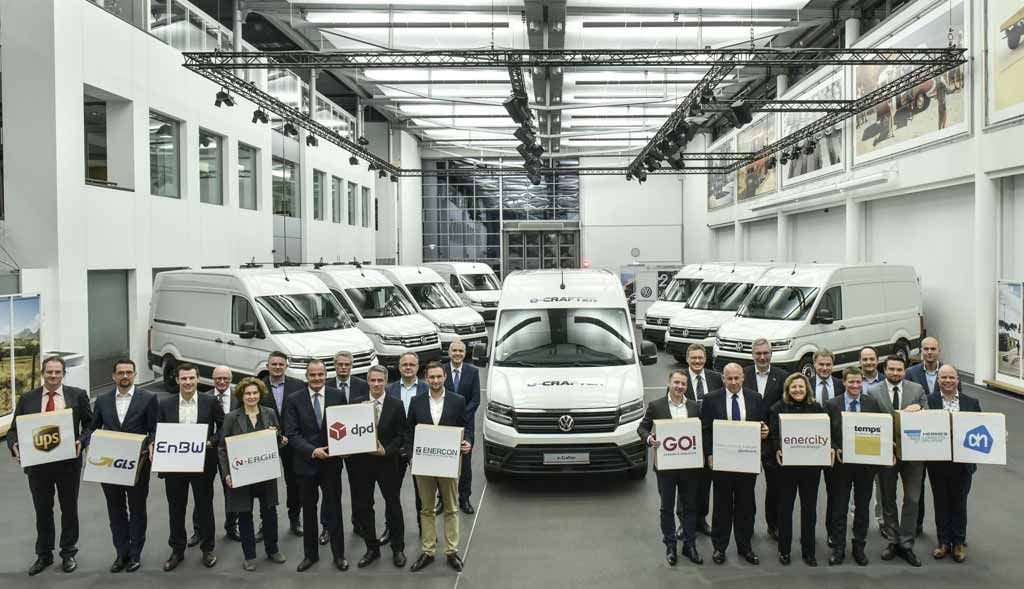 Primeras entregas de la furgoneta eléctrica Volkswagen e-Crafter