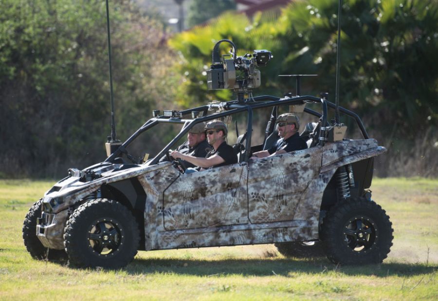 Nikola Reckless UTV: un vehículo de asalto 100% eléctrico que ha sido presentado en la exposición Marine Corps