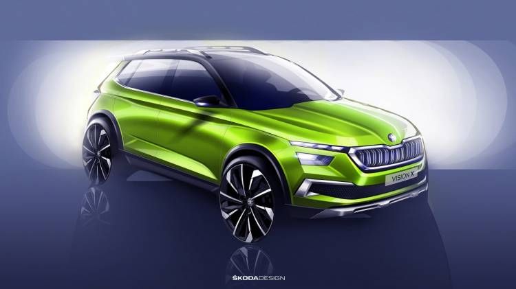 El Skoda Vision X es un SUV híbrido con dos motores eléctricos capaz de utilizar GNC