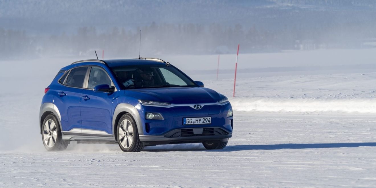 Hyundai nos da detalles del rendimiento del Kona eléctrico en climas fríos