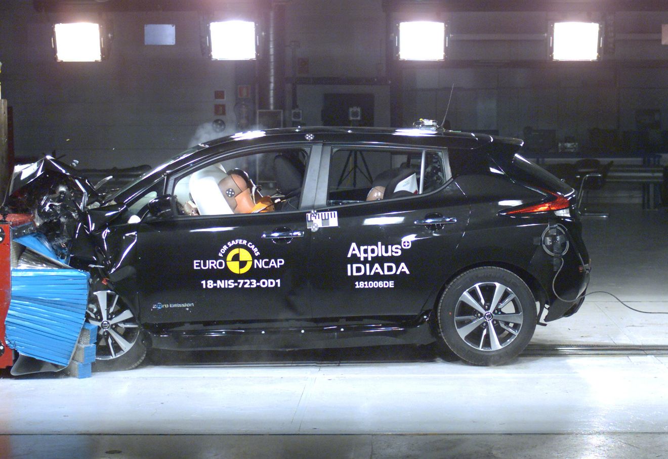 El Nissan LEAF obtiene 5 estrellas EuroNCAP y destaca por el buen funcionamiento de sus asistentes de seguridad