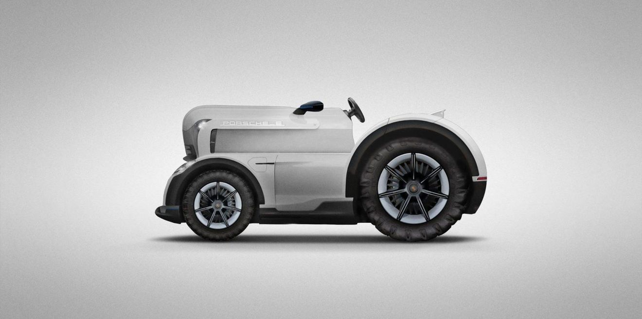 Porsche presenta en broma un tractor eléctrico. Sin embargo, gusta tanto que Internet pide que lo fabriquen de verdad