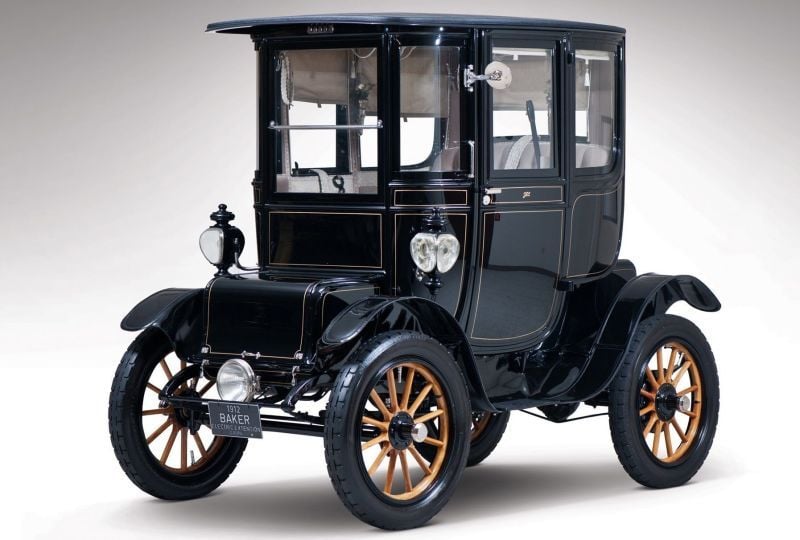 Un poco de historia. Baker Model-V: un coche eléctrico de 1912 enfocado al público femenino