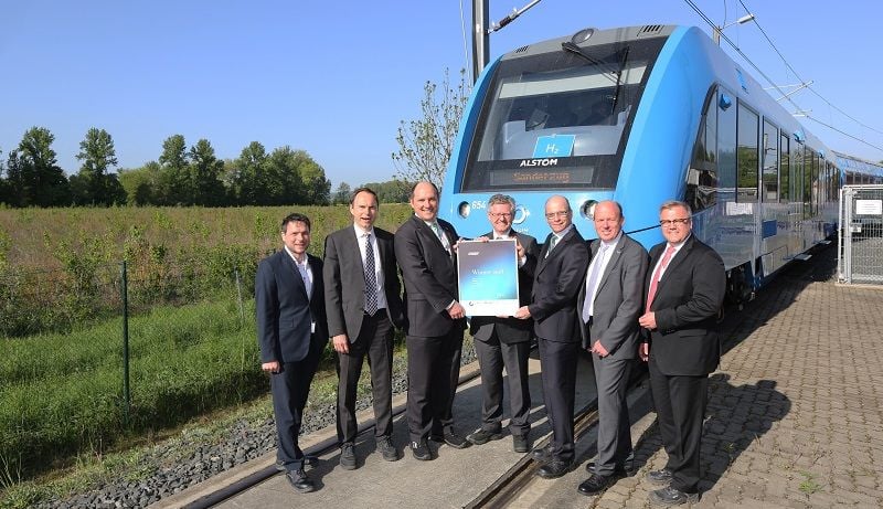 El tren a hidrógeno de Alstom se lleva el premio GreenTec 2018