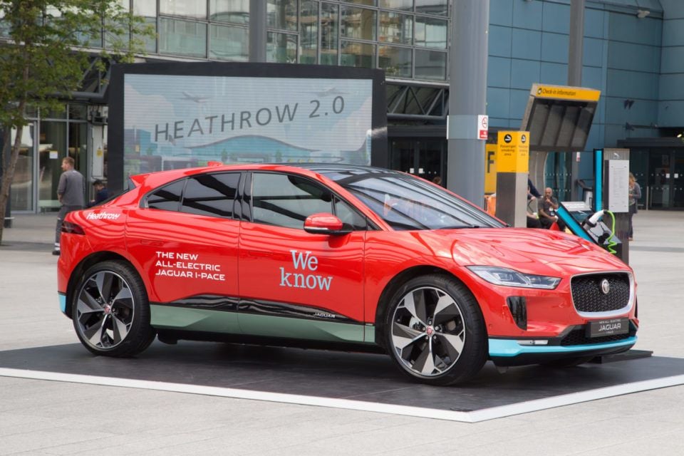 El aeropuerto de Heathrow incorporará una flota de 200 Jaguar i-Pace