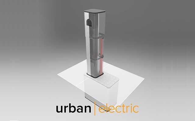 Urban Electric presenta un cargador para coches eléctricos que se esconde en el suelo cuando no se usa