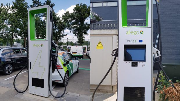 MEGA-E pone en marcha su primera estación de recarga ultra rápida de coches eléctricos en Europa