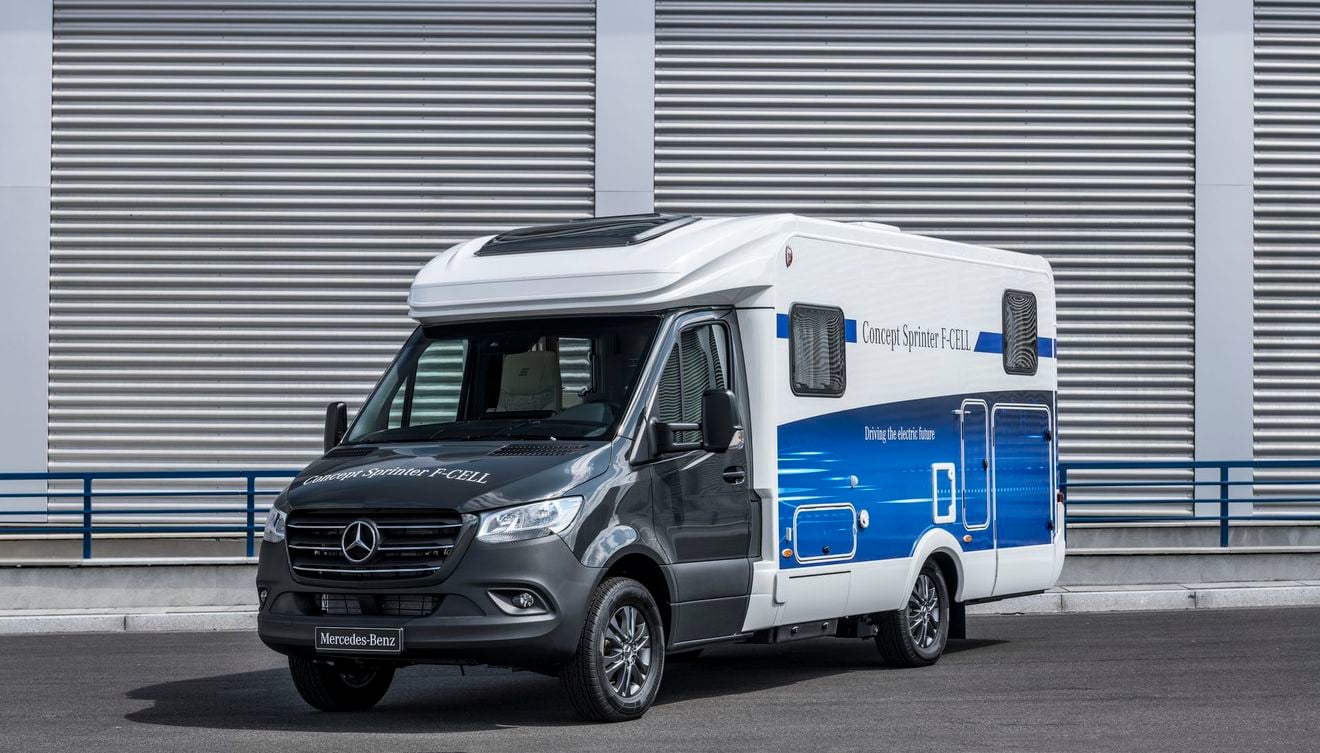 Mercedes-Benz presenta una autocaravana con pila de combustible de hidrógeno