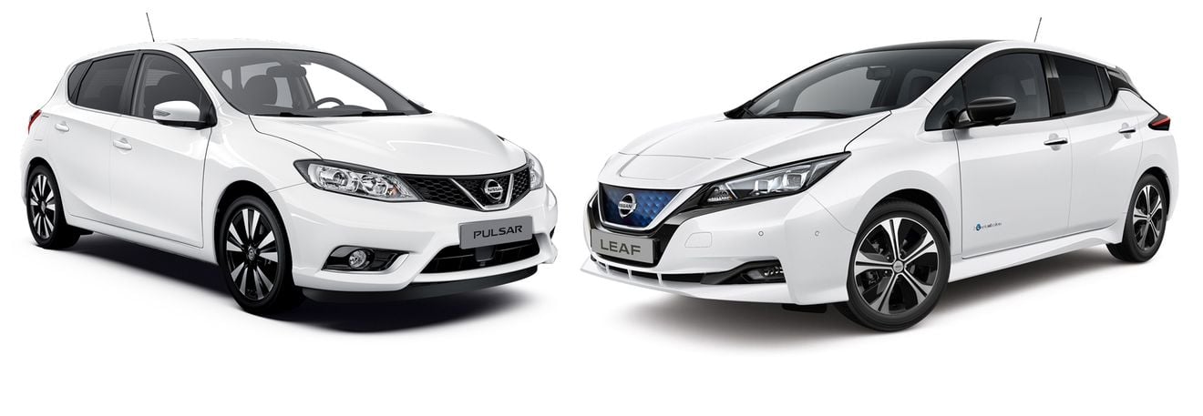 El Nissan LEAF dobla en ventas en Reino Unido a su homólogo de combustión, el Nissan Pulsar